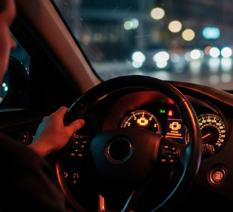 엔진경고등 노란색