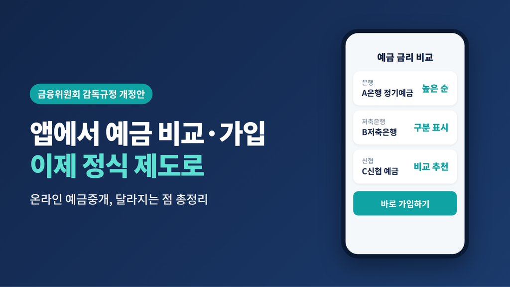 온라인 예금중개